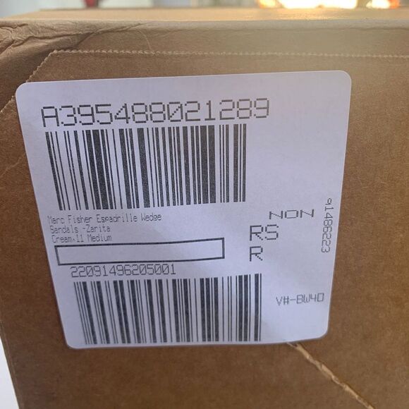 Marc Fisher Womens Zarita Leather Strappy Espadrilles Sz 11M in Cream - Picture 13 of 13